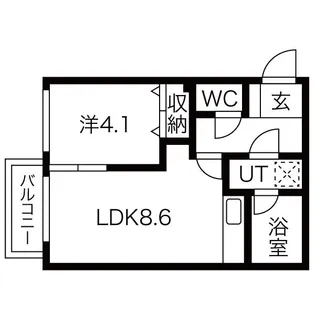 ドリホ麻生2丁目【4階】の間取り