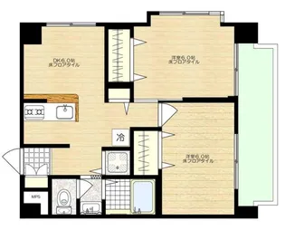 ハイム篠崎【5階】の間取り