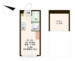 FIOREII【1階】の間取り