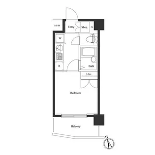 ヴェルト三軒茶屋【6階】の間取り