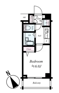 ロアール西品川【7階】の間取り
