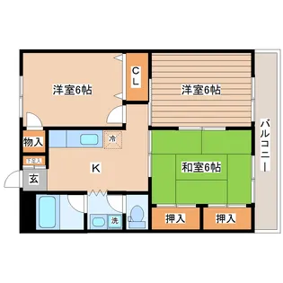 K&Lマンション【1階】の間取り