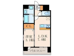 REGARIA MIHAGINO CENTER MARKS(築浅)【11階】の間取り