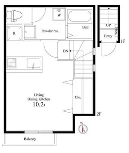 Casa Berlinetta【1階】の間取り