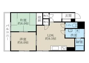 もみじ屋マンション【3階】の間取り