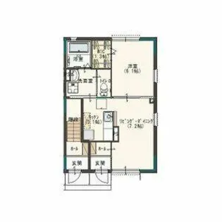 スタージスA【1階】の間取り