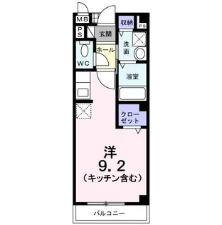 ヴィヴレII【2階】の間取り