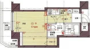 アランシア両国【6階】の間取り