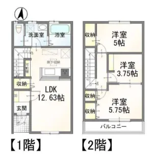 リーブルファイン南桜井IIの間取り