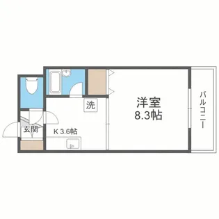 港プロシード26【3階】の間取り