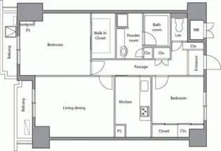 レジディア目白【8階】の間取り
