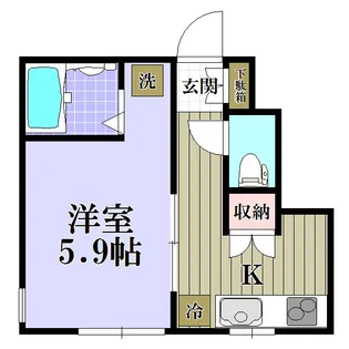 ドルフ保谷東町【1階】の間取り