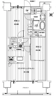 サンクレイドル東神奈川【3階】の間取り