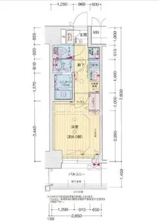 プレサンス名古屋ルーカス【5階】の間取り