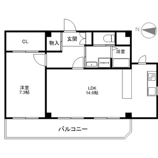 大成第1ビル【7階】の間取り