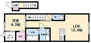 カーリー・ダダン元町【2階】の間取り