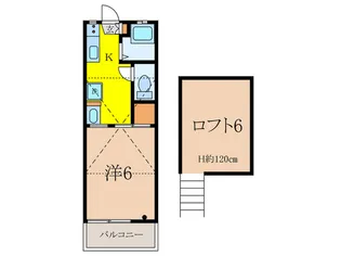 メゾンアモール【1階】の間取り