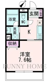 フルール駒沢【2階】の間取り