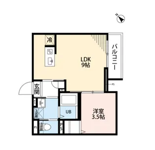 リュクスシティー鎌ヶ谷【2階】の間取り