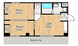 グランパシフィック大正【8階】の間取り