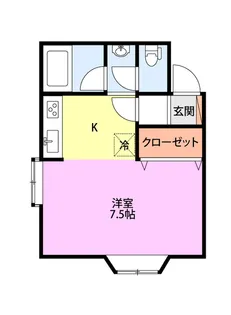 サンシャインヒルズ中条【2階】の間取り