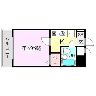 エスリード新大阪第3【2階】の間取り