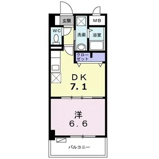 フィデール モリ【3階】の間取り