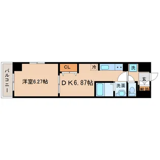 CITY連坊VII【3階】の間取り