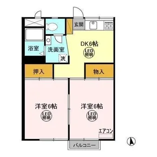 ダイハイツ85【2階】の間取り