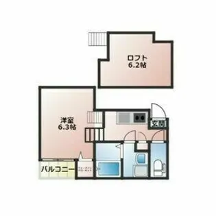 アルテミス新栄【2階】の間取り