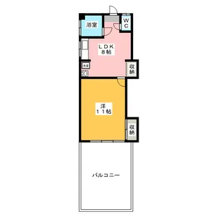 ウィスタリア常盤台B棟【3階】の間取り