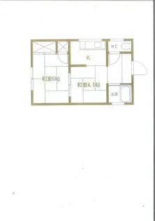 ナガノアパート【1階】の間取り