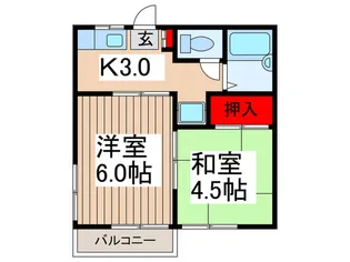 マインドハイム後藤【2階】の間取り