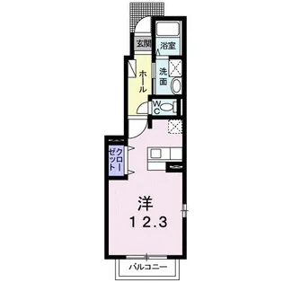 エスポワール・T【1階】の間取り