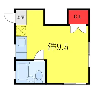 御園コーポ【3階】の間取り