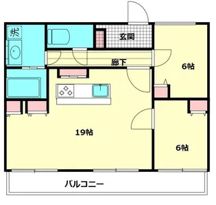 ペガサスコート【4階】の間取り