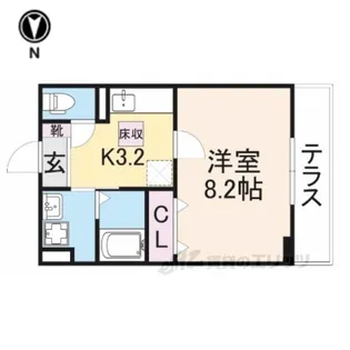 ハーベスト1【1階】の間取り