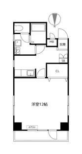 KARIBE BLDG【6階】の間取り