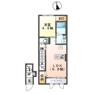 JOYOUS松庵【2階】の間取り