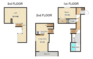★LFB APARTMENT東小串★【2階】の間取り