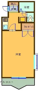 コナビック上西【1階】の間取り
