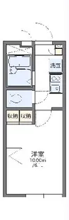 レオパレスエスポワール【2階】の間取り