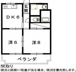 マンションロジュマンII【3階】の間取り