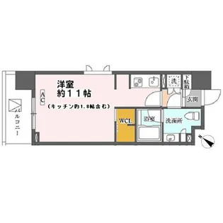 カスタリア大森【9階】の間取り