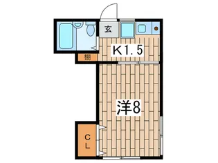 ハイツ横浜【2階】の間取り