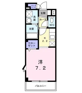 グランツ フリーデ【2階】の間取り