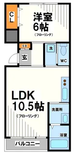 Bamboo House(バンブーハウス)【2階】の間取り
