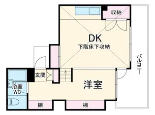 是空HORIKAWA【6階】の間取り