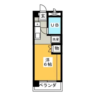 ハイム伊勝【4階】の間取り
