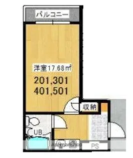 プレアール堺東III【3階】の間取り